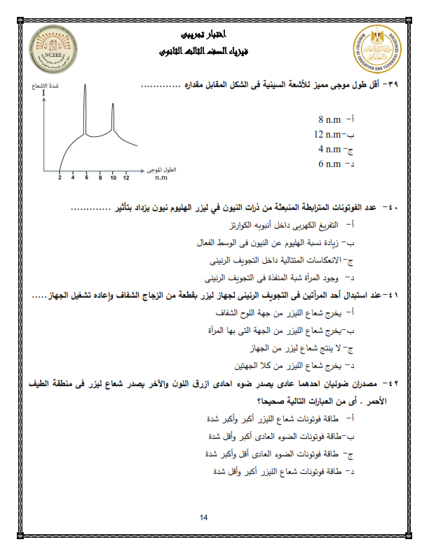 مراجعة فيزياء الصف الثالث الثانوى 2024 مستر محمد عبد المعبود Ayoo_a21