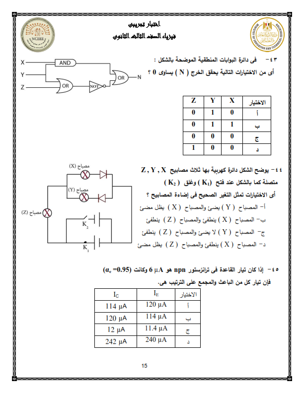 مراجعة فيزياء الصف الثالث الثانوى 2024 مستر محمد عبد المعبود Ayoo_a23