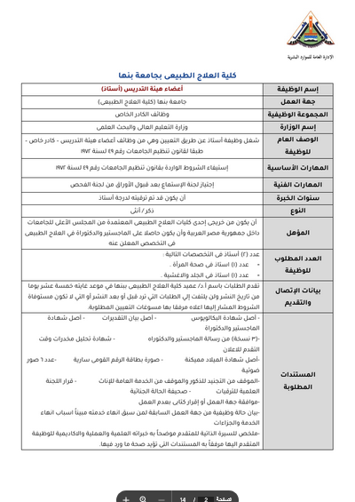 جامعة بنها تعلن عن وظائف شاغرة في 2024 Scre1066