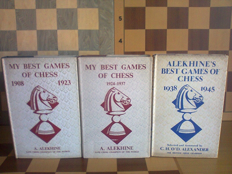 The three classic volumes of Alekhine's Best Games Alekhi10