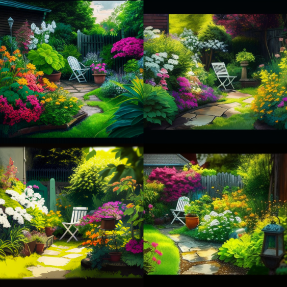 Peintures de mon jardin Falcox10