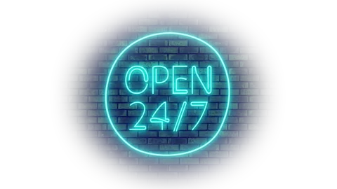 open 24 hours 1/6 Open10