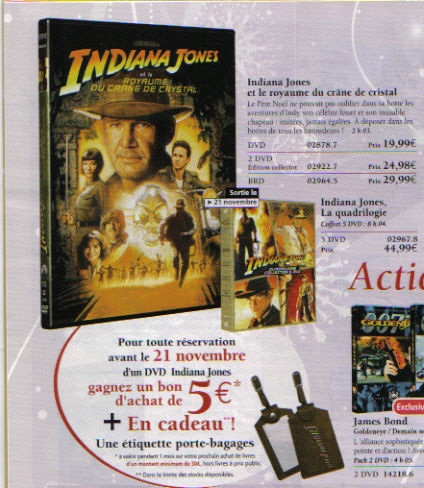 Indiana Jones "la quadrilogie" O410