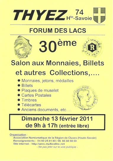 30e salon aux monnaies et billets à Thiez (Haute Savoie) Bourse13