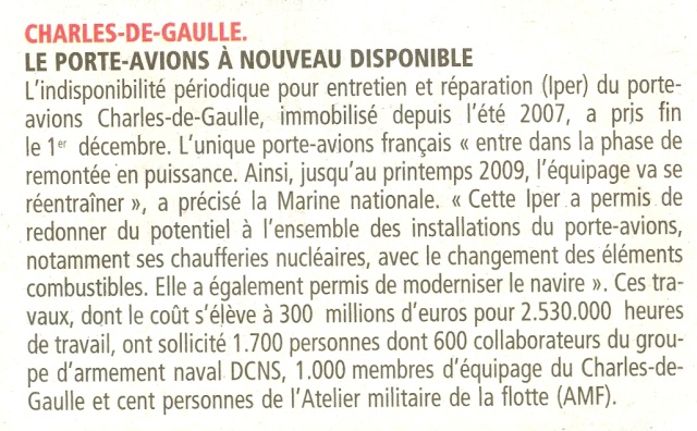 [ Porte-Avions Nucléaire ] Charles de Gaulle Tome 1 - Page 23 Numari47