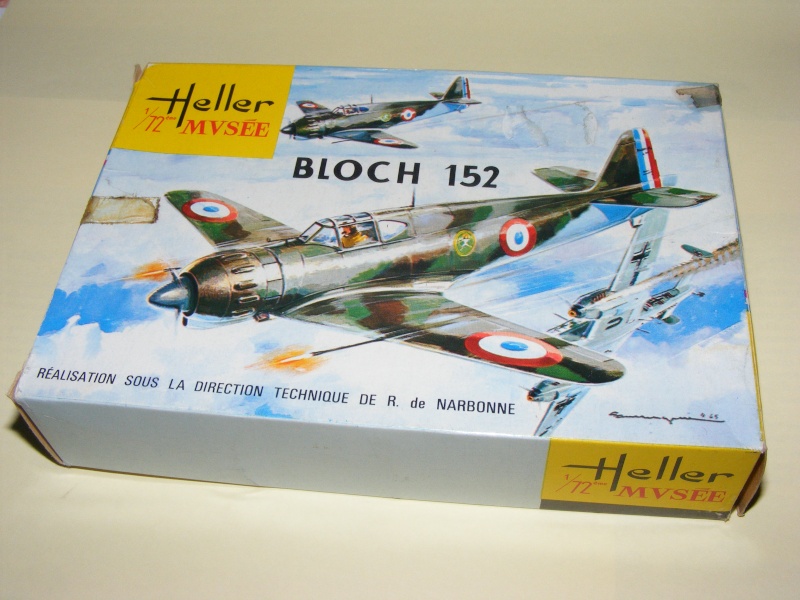Bloch MB152 Maquette Heller au 1/72, 1967 (VINTAGE) Dscf5113