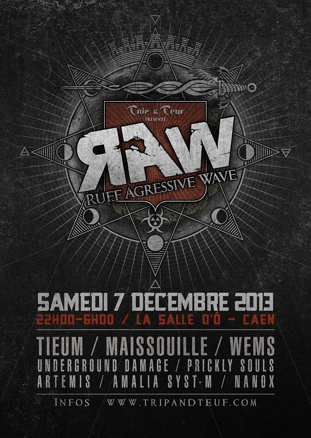 [ Ruff Agressive Wave (R.A.W) - Samedi 7 Décembre 2013 - La Salle d'Ô - Caen ] Flyer-12