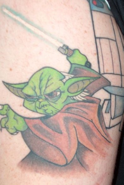 concours tatouage star wars - Page 2 Yoda-t10
