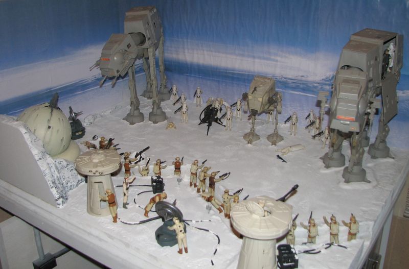 [Making off] Diorama "Hoth battle". Star wars vintage empire contre attaque. - Page 5 Battle12