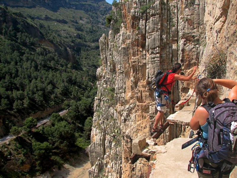 El Camino del Rei - EL CHORRO - Province de Malaga - ESPAGNE 800px-10