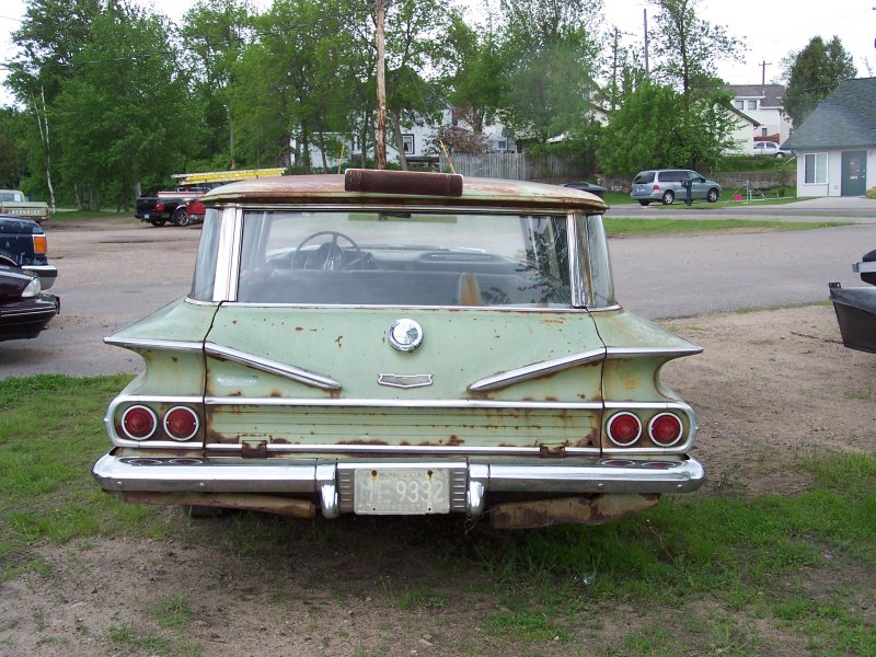 Chevy station wagon 1960 FINI Rear10