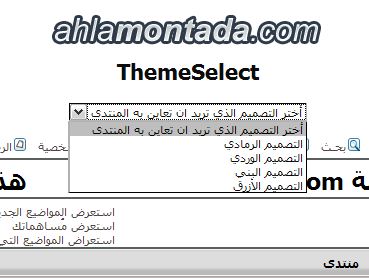 وضع اكثر من ستايل للمنتدى 03-02-11