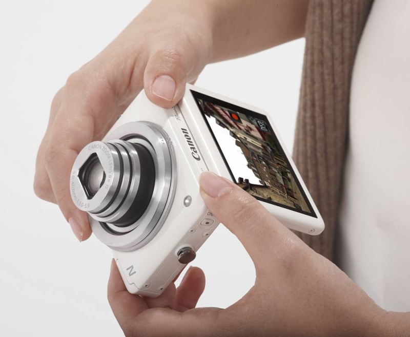 Canon PowerShot N, un compact au format carré