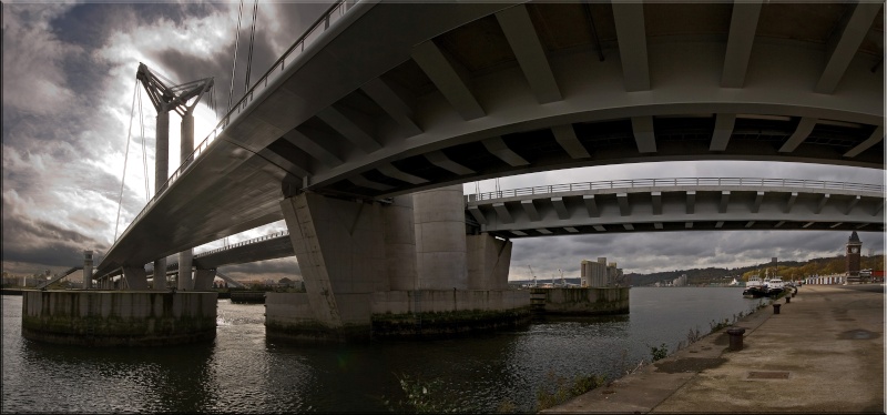 Pont Gustave Flaubert Rouen. Pano_p10