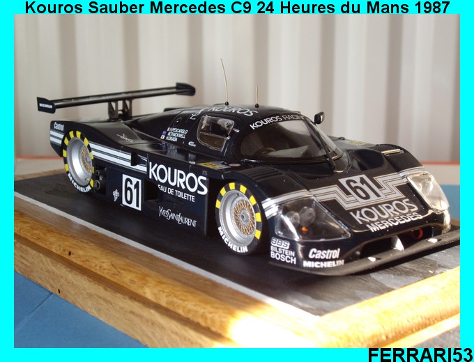 SAUBER MERCEDES C9 24 HEURES DU MANS 1987 ( REVELL 1/24 ème) 45_sau10