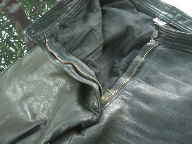 pantalon  cuir Mac Kaan Devant10