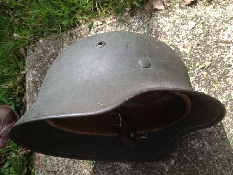 Dernier arrivé : casque allemand modèle 35 WH Img_1317