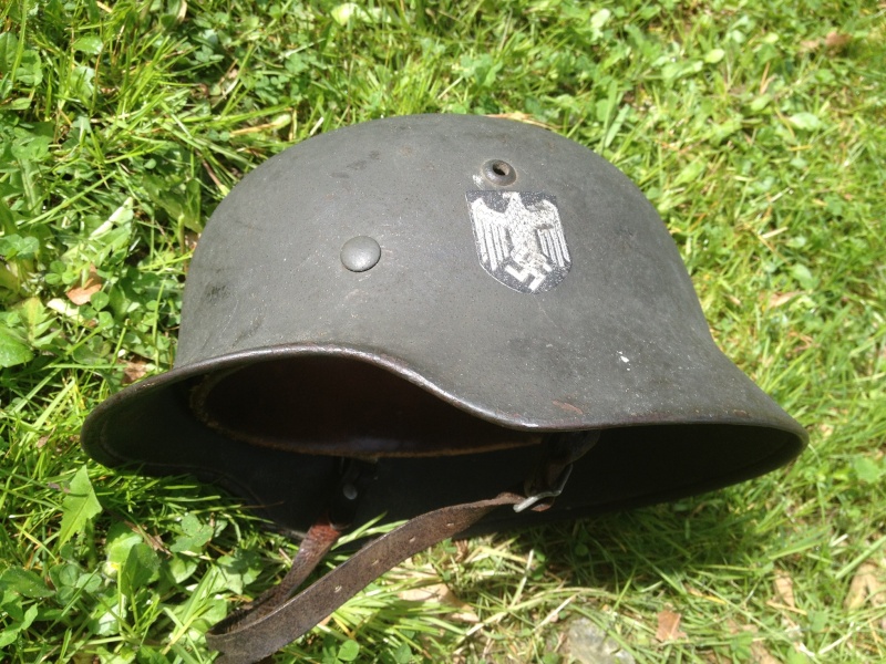 Dernier arrivé : casque allemand modèle 35 WH Img_1318