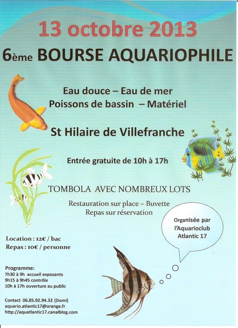 Club d'aquariophilie à La Rochelle Affich16