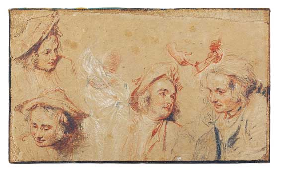 Antoine Watteau  Dessin12