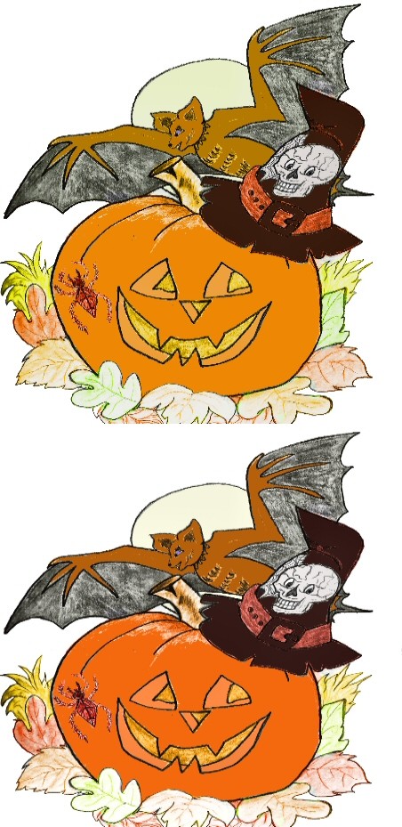 Halloween Drawing Colore10