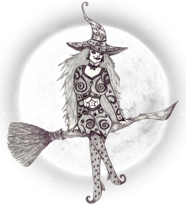 witch drawing was done on halloween Image111
