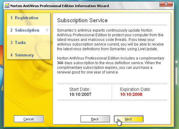 Norton AntiVirus 2003 Professional Edition+ + ( ) 1110