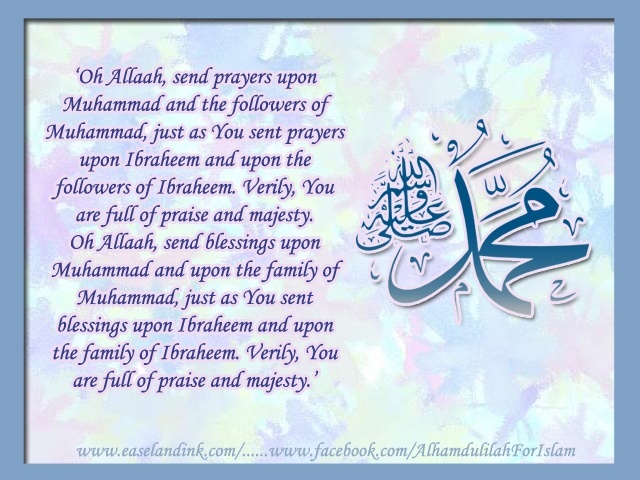 prayers and blessings on our beloved prophet (Sal Allahu alaihi wa sallam) Prayer10