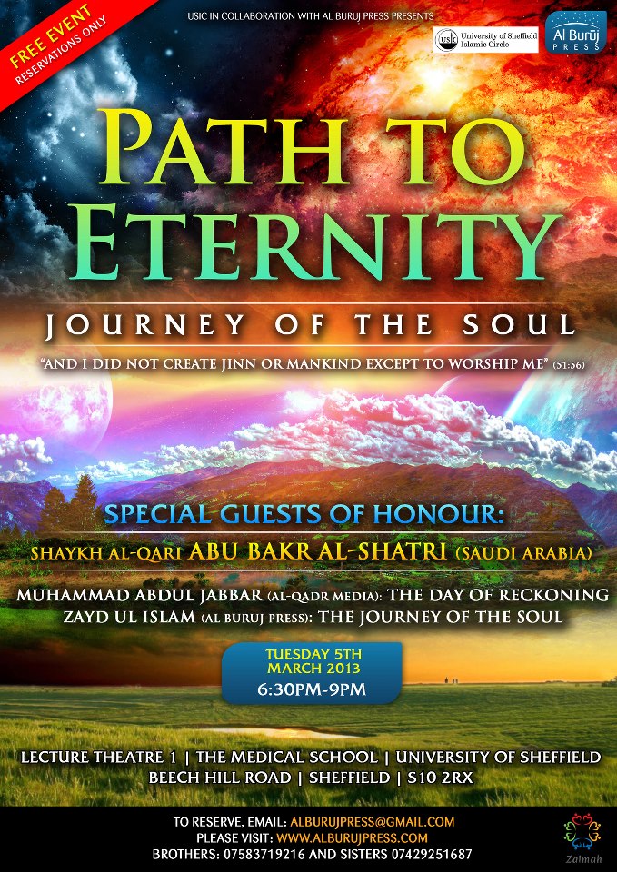 Path to Eternity with Shaykh Abu Bakr al-Shatri and Others: Sheffield Sheffi10