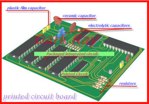 simple printed circuit board Printe11