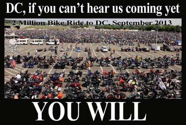 2 Millions Bikers to DC Ziywec10