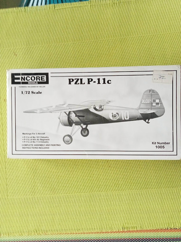 [ENCORE MODELS] PZL P-11c Réf 1005 Img20333