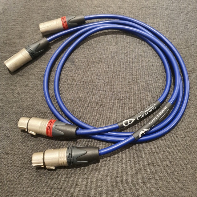 Chord Company Clearway XLR Interconnect Cable (1m pair) Used 20220613