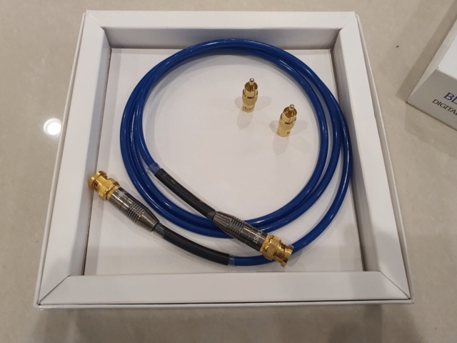 Nordost Blue Heaven  Digital Cable BNC to BNC  + RCA Adaptor (1.5m) (SOLD) 20230335