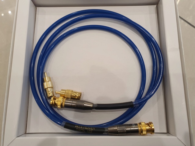 Nordost Blue Heaven  Digital Cable BNC to BNC  + RCA Adaptor (1.5m) (SOLD) 20230336