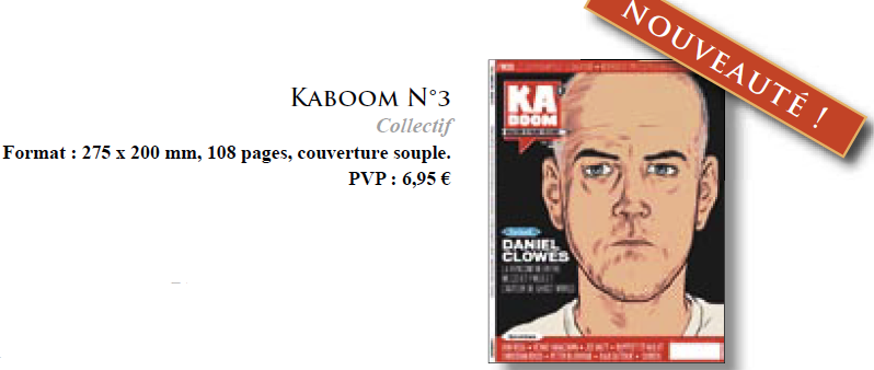Kaboom, une nouvelle revue sur la BD Kaboom10