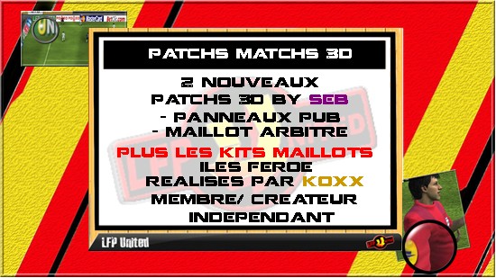 TELECHARGEMENT : Patchs Matchs 3D News_u10