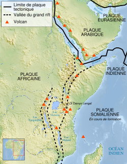 Violent l'activité sismique déchirement de l'Afrique en deux 250px-10