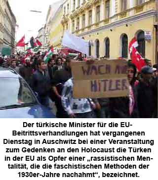 UNGEHEUERLICH! Nazi Türken Rassisten Minister wirft EU Rassismus vor Nazitu10