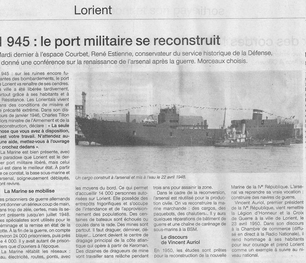 [Les ports militaires de métropole] Port de LORIENT - TOME 1 Lorien11