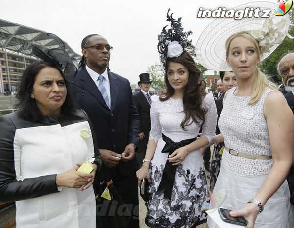 Aishwarya At Royal Ascot's Opening Day Ais20310