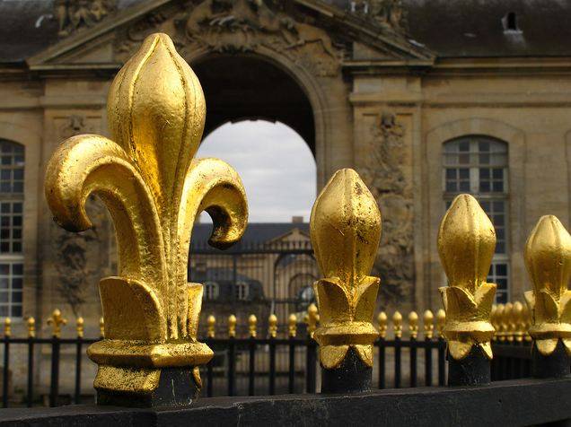 D'où vient la fleur de lys, emblème de la Royauté française ? Versai10