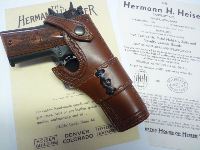 HOLSTER type "HEISER pour 1911 by la SELLERIE P1110826