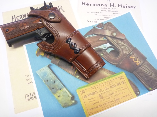 HOLSTER "HEISER" pour 1911 by SLYE  P1110828