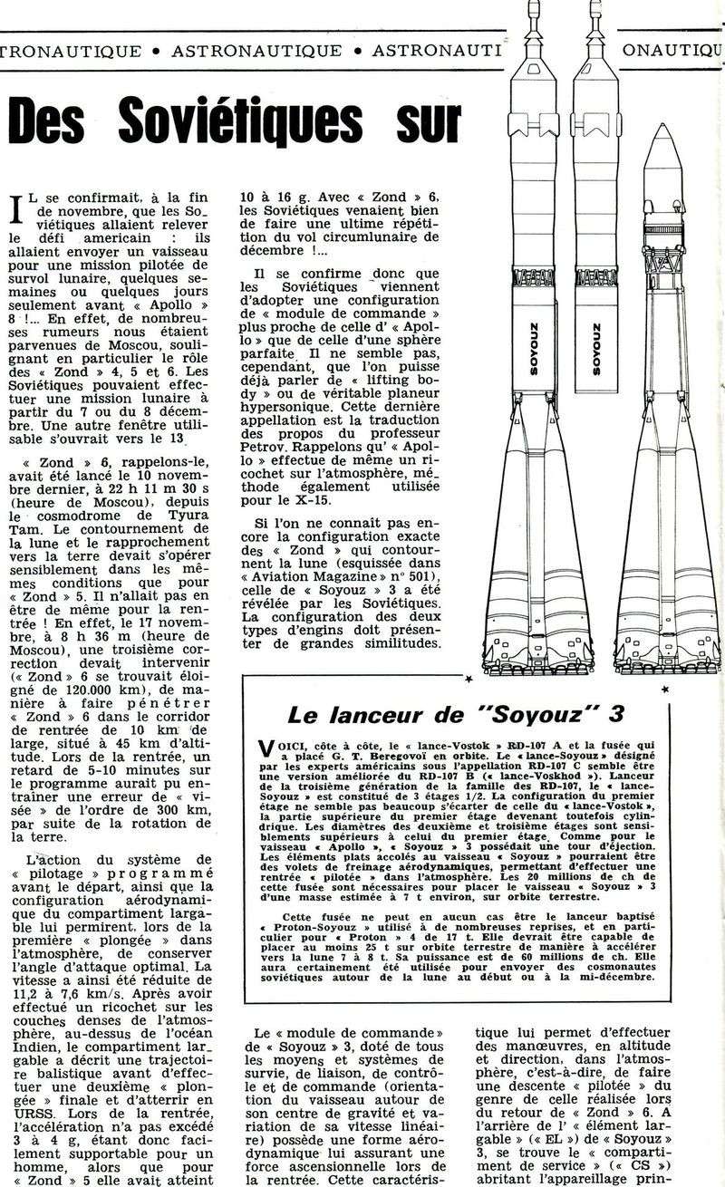 14 septembre 1968 - Zond 5 - survol lunaire et retour réussi 68121510