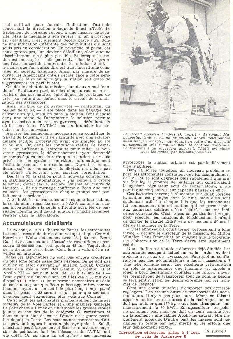 14 mai 1973 - Skylab - Seule station spatiale américaine - Page 2 73092210