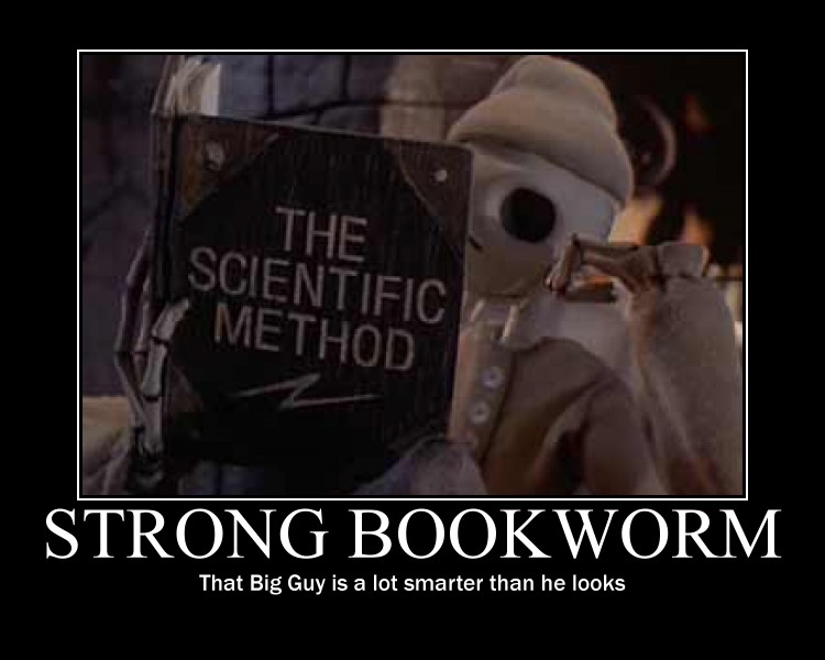 Who is the "Strong Bookworm"? 015