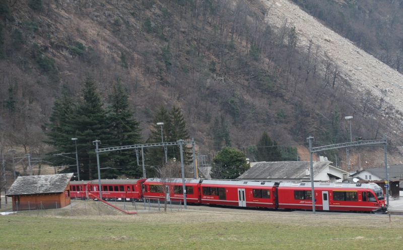 Golden Pass , Bernina et Glacier Express au printemps 2013 3-bern13