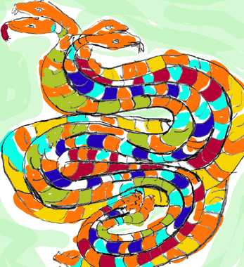 Serpientes de colores Snake110