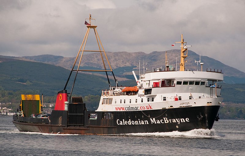 Jupiter, a Caledonian macBrayne Ferry Streak10